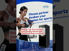 মাঝারি কাপ আকারের স্বয়ংক্রিয় রস ভেন্ডিং মেশিন শীট ধাতু শরীর নির্মাণ সঙ্গে