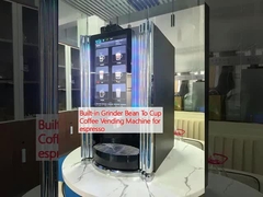 এসপ্রেসোর জন্য অন্তর্নির্মিত গ্রাইন্ডার বিন টু কাপ কফি ভেন্ডিং মেশিন
