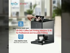 ইবি-প্রো কফি সেলফ প্রিন্টিং মেশিন পেশাদার এবং নির্ভুল মুদ্রণের জন্য 12 কেজি