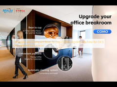 ইভোকাসের ওসিএস প্রয়োগের জন্য স্মার্ট এবং কমপ্যাক্ট বিন টু কাপ কফি ভেন্ডিং মেশিন