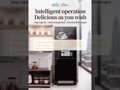 ম্যাকাস সম্পূর্ণ স্বয়ংক্রিয় সতেজ ময়লাযুক্ত ক্যাবেট কফি মেশিনের খাদ্য-গ্রেড উপকরণ এবং ইউরোপীয় উত্সের অংশ