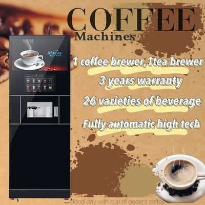 ভালো দাম 12oz কাগজ কাপ আকার বাণিজ্যিক অটো কফি ভেন্ডিং মেশিন H 1845mm অনলাইন