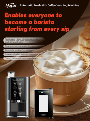 ভালো দাম Best Fresh Milk Automatic Espresso Coffee Vending Machine suits in Coffee Shops অনলাইন