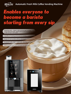 ভালো দাম Factory Commercial Bean to Cup Fresh Milk Espresso Coffee Machine suits in HoReCa অনলাইন